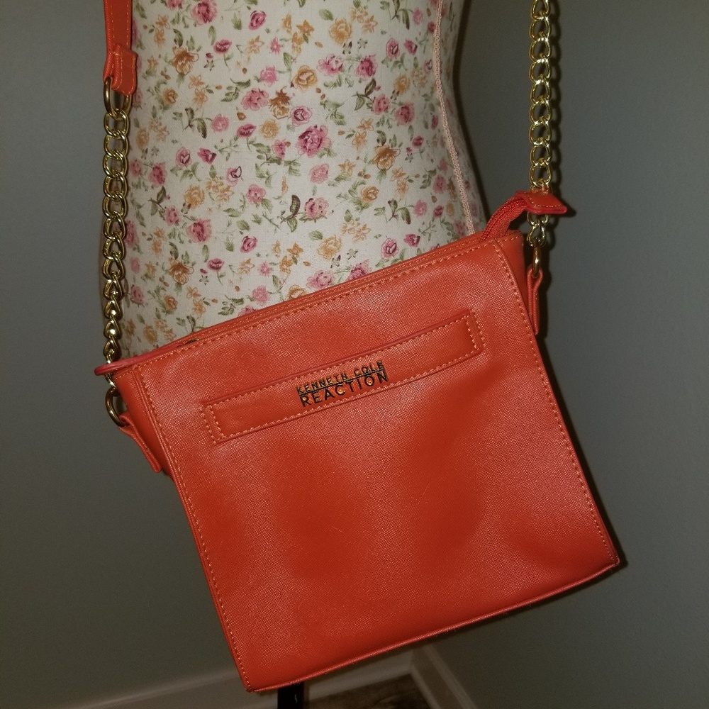 Salmon colored crossbody